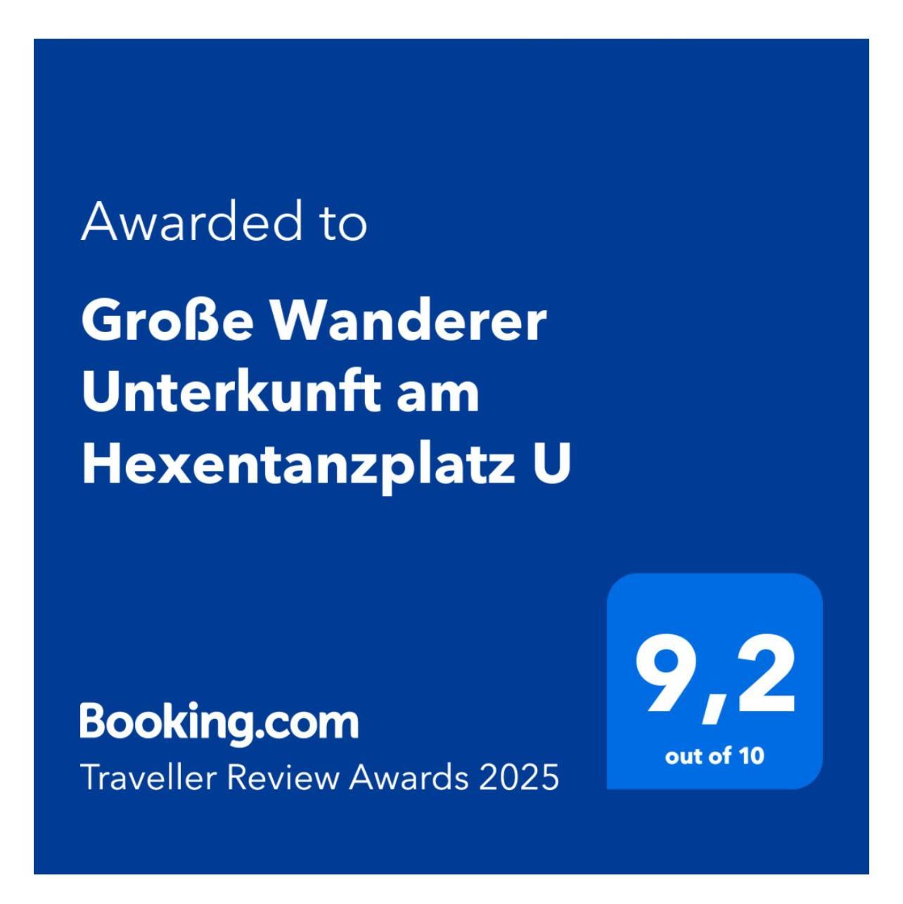 Grosse Wanderer Unterkunft Am Hexentanzplatz U Thale Dış mekan fotoğraf